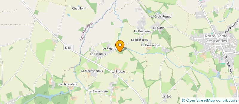 localisation de l'entreprise MONSIEUR CHARLES VAGNER  NOTRE-DAME-DES-LANDES