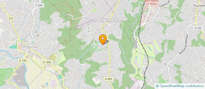 localisation de l'entreprise MONSIEUR CHARLES VALENSI à LA ROQUETTE-SUR-SIAGNE