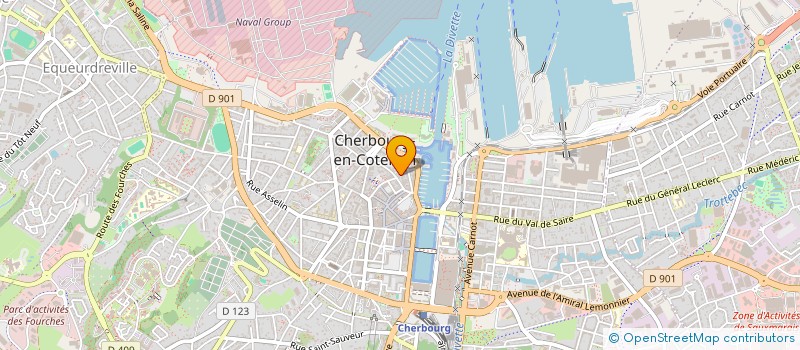 localisation de l'entreprise MONSIEUR CHARLES VALOT  CHERBOURG-EN-COTENTIN
