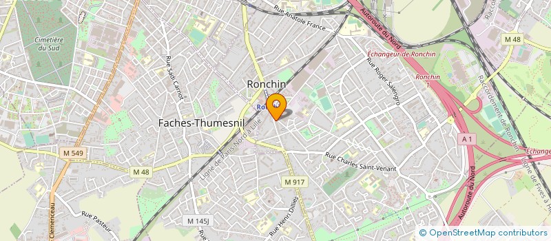 localisation de l'entreprise MONSIEUR CHARLES VAN-DAMME à RONCHIN