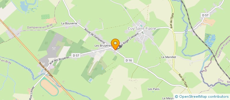 localisation de l'entreprise MONSIEUR CHARLES VAN GEEL  CUY-SAINT-FIACRE