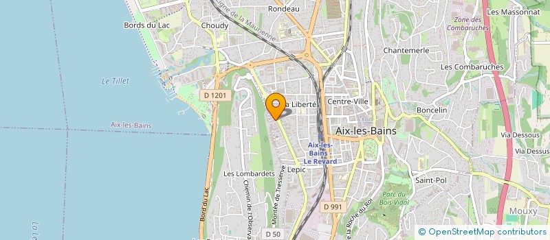 localisation de l'entreprise MONSIEUR CHARLES VANBELLE  CHAMBERY