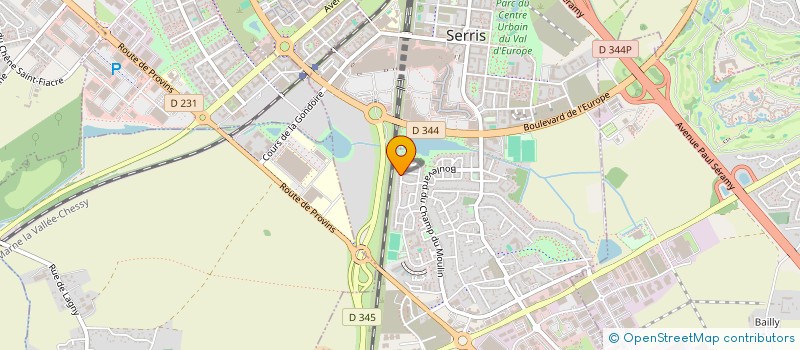 localisation de l'entreprise MONSIEUR CHARLES VANNIER  SERRIS