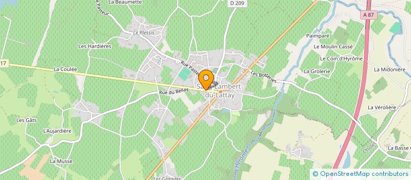 localisation de l'entreprise MONSIEUR CHARLES VERDIER  VAL-DU-LAYON