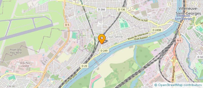 localisation de l'entreprise MONSIEUR CHARLES VERGNOLLE à ABLON SUR SEINE