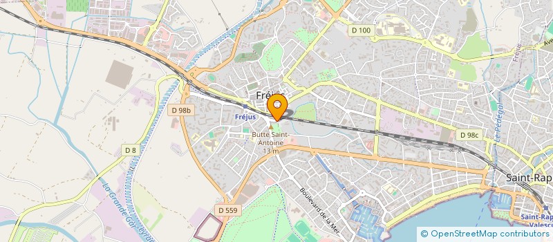 localisation de l'entreprise MONSIEUR CHARLES VERNEREY à FREJUS