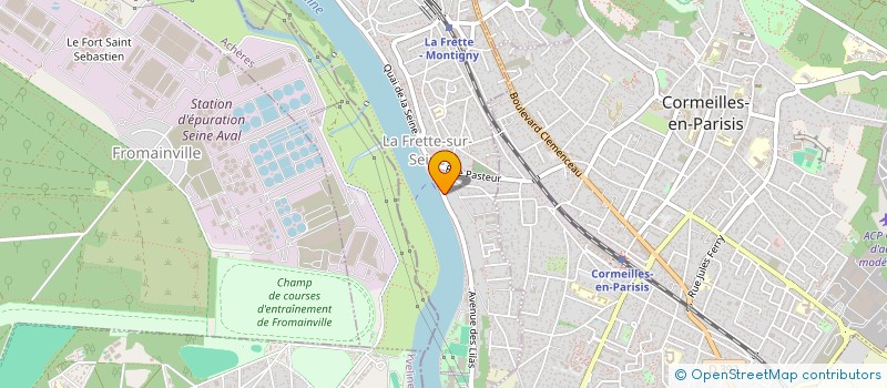 localisation de l'entreprise MONSIEUR CHARLES VERONESE GRANZOTTI  LA FRETTE-SUR-SEINE