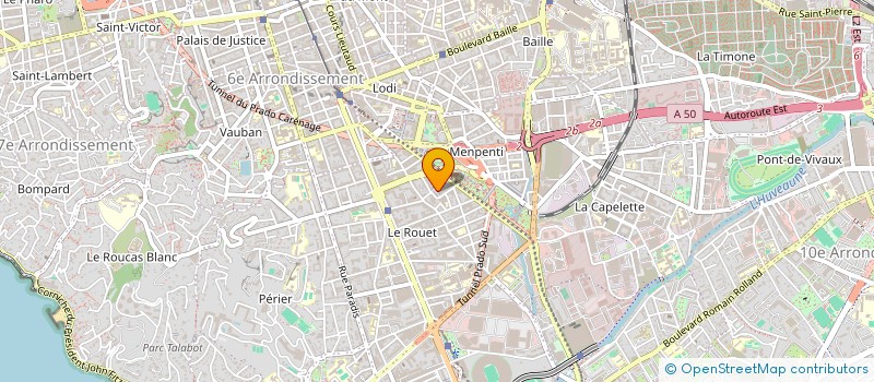 localisation de l'entreprise MONSIEUR CHARLES VEZIN à MARSEILLE