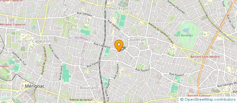 localisation de l'entreprise MONSIEUR CHARLES VIDEAU à BORDEAUX