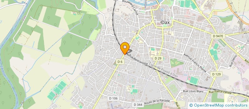 localisation de l'entreprise MONSIEUR CHARLES VIGNERES  DAX