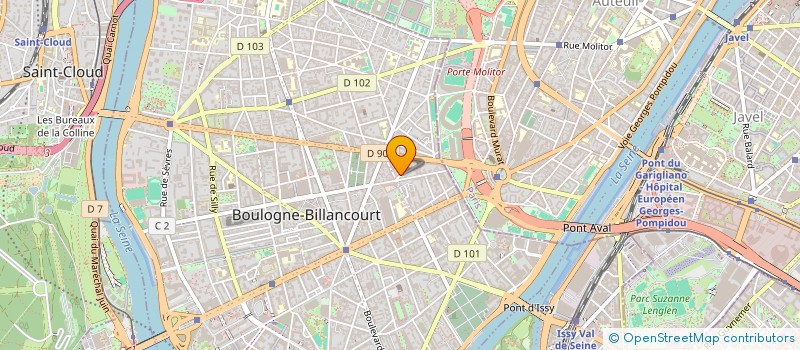 localisation de l'entreprise MONSIEUR CHARLES VINCHON à BOULOGNE-BILLANCOURT