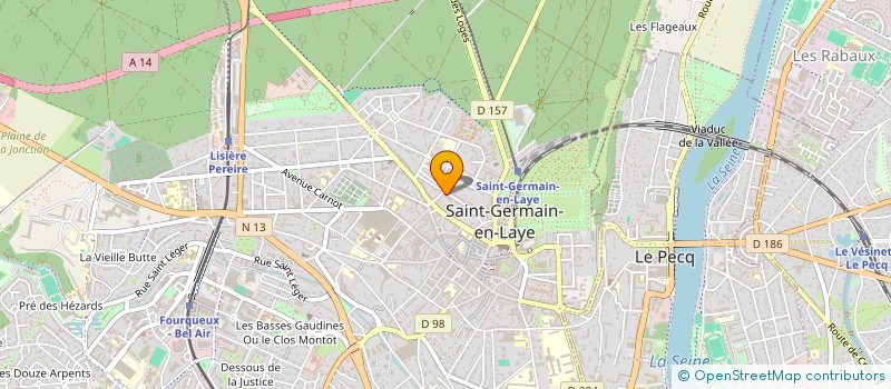 localisation de l'entreprise MONSIEUR CHARLES VIVIER  SAINT-GERMAIN-EN-LAYE