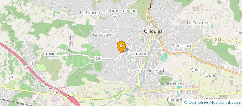 localisation de l'entreprise MONSIEUR CHARLES VOLTURNO à OLLIOULES