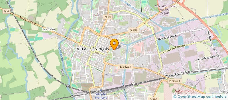 localisation de l'entreprise MONSIEUR CHARLES WAGNER  VITRY-LE-FRANCOIS
