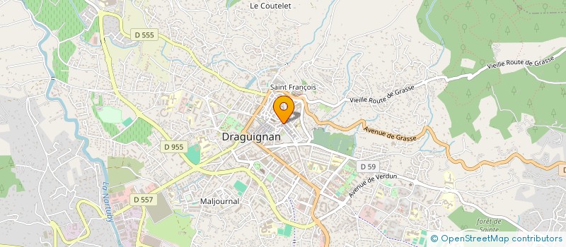 localisation de l'entreprise MONSIEUR CHARLES WAJEW  DRAGUIGNAN