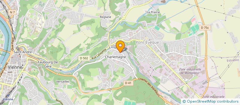 localisation de l'entreprise MONSIEUR CHARLES WATTEZ à VIENNE