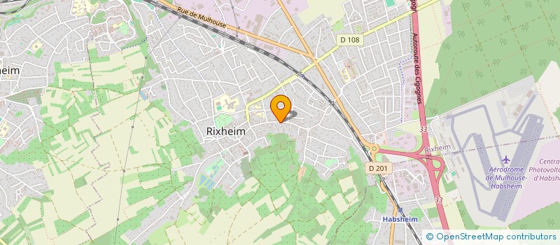 localisation de l'entreprise MONSIEUR CHARLES WILLMANN à RIXHEIM