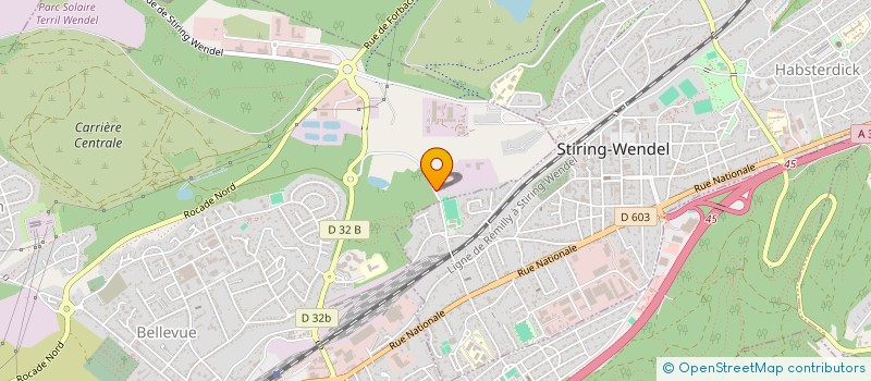 localisation de l'entreprise MONSIEUR CHARLES WINTERSTEIN  FORBACH