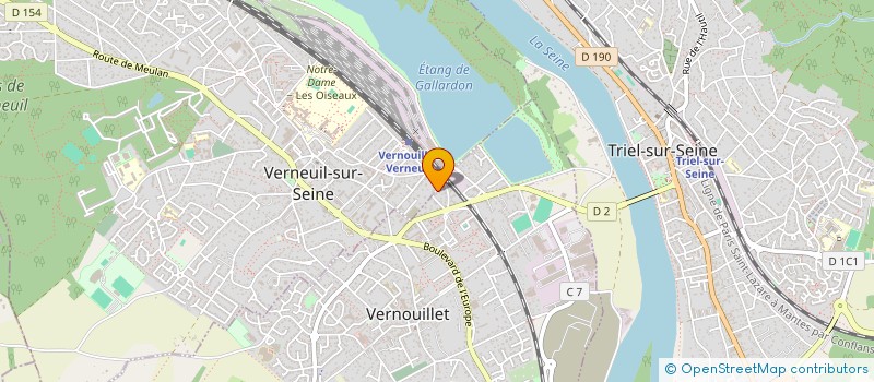 localisation de l'entreprise MONSIEUR CHARLES WOODROW à VERNOUILLET