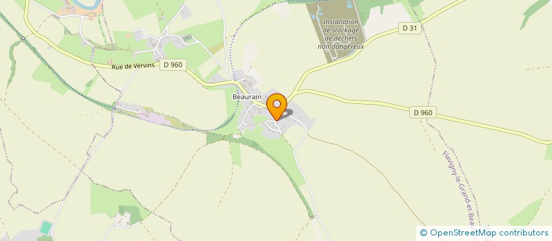 localisation de l'entreprise MONSIEUR CHARLES XAVIER  FLAVIGNY-LE-GRAND-ET-BEAURAIN