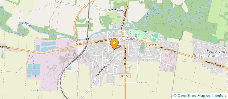 localisation de l'entreprise MONSIEUR CHARLES-XAVIER DESGUY  ARCIS-SUR-AUBE