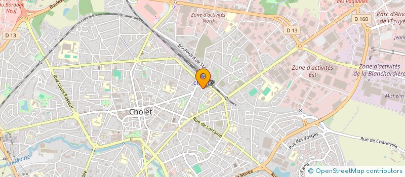 localisation de l'entreprise MONSIEUR CHARLES ZANKLAN à CHOLET