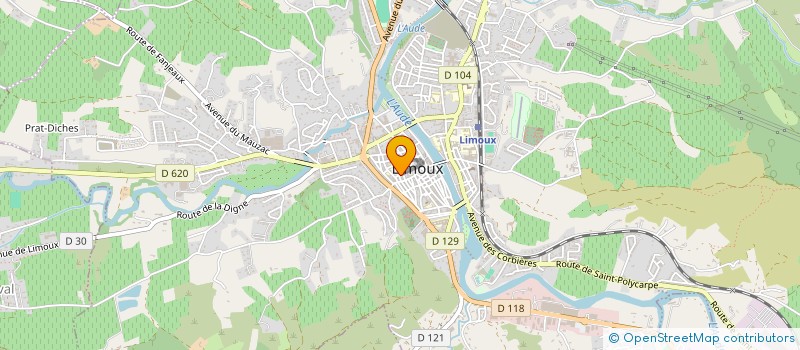 localisation de l'entreprise MONSIEUR CHARLES ZIGLER  LIMOUX