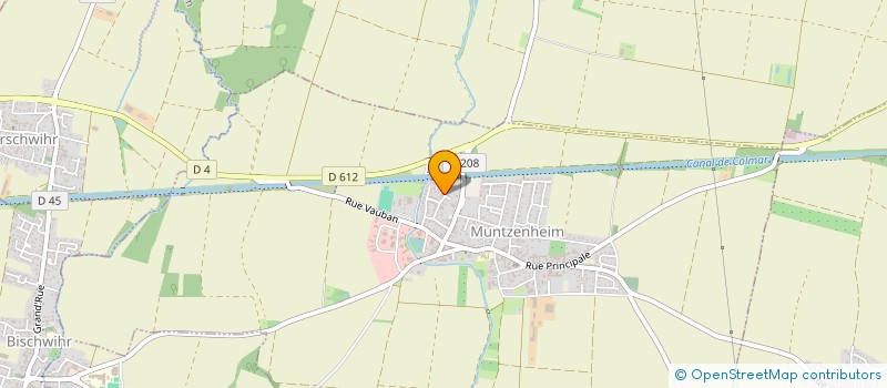 localisation de l'entreprise MONSIEUR CHARLES ZIMMERLIN  BISCHWIHR