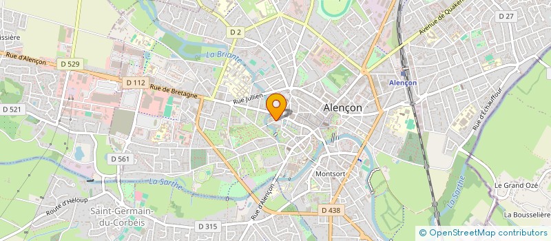 localisation de l'entreprise MONSIEUR CHARLES ZUGETTA à ALENCON