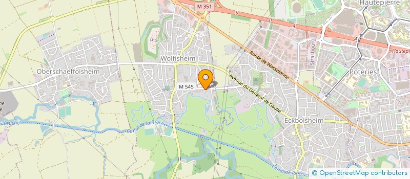 localisation de l'entreprise MONSIEUR CHARLES ZUMSTEG  WOLFISHEIM