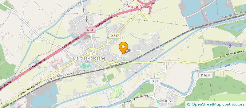 localisation de l'entreprise MONSIEUR CHARLEY ANGENARD  MARTRES-TOLOSANE