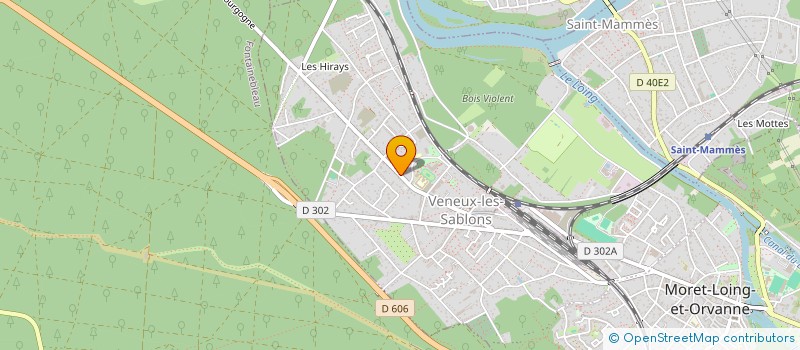 localisation de l'entreprise MONSIEUR CHARLEY BOURASSIN  MORET-LOING-ET-ORVANNE