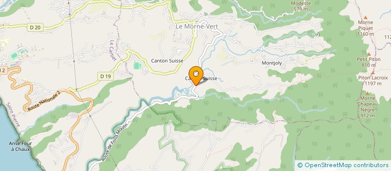 localisation de l'entreprise MONSIEUR CHARLEY DESMAZON  LE MORNE-VERT