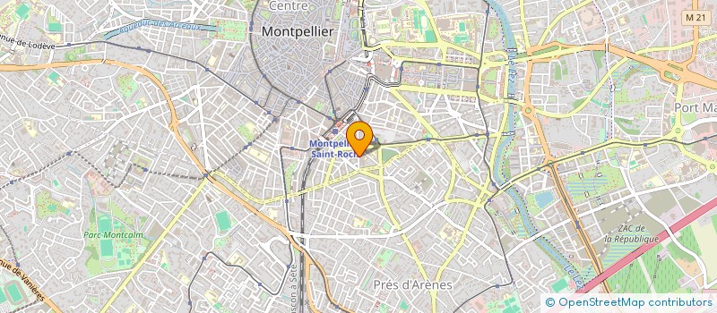 localisation de l'entreprise MONSIEUR CHARLEY EYROLLES à MONTPELLIER