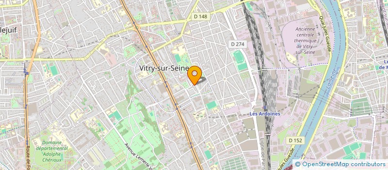 localisation de l'entreprise MONSIEUR CHARLEY GUEDJ à VITRY-SUR-SEINE