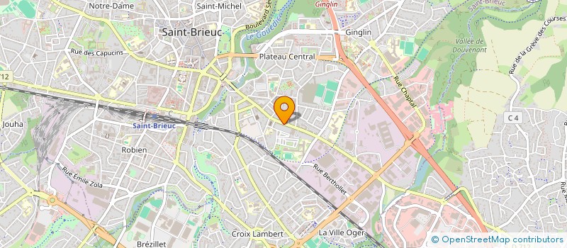 localisation de l'entreprise MONSIEUR CHARLEY GUENIER à SAINT-BRIEUC