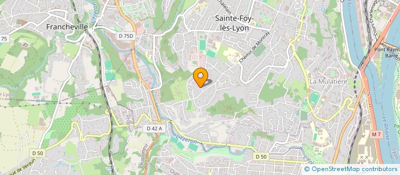 localisation de l'entreprise MONSIEUR CHARLEY JULIEN à SAINTE-FOY-LES-LYON