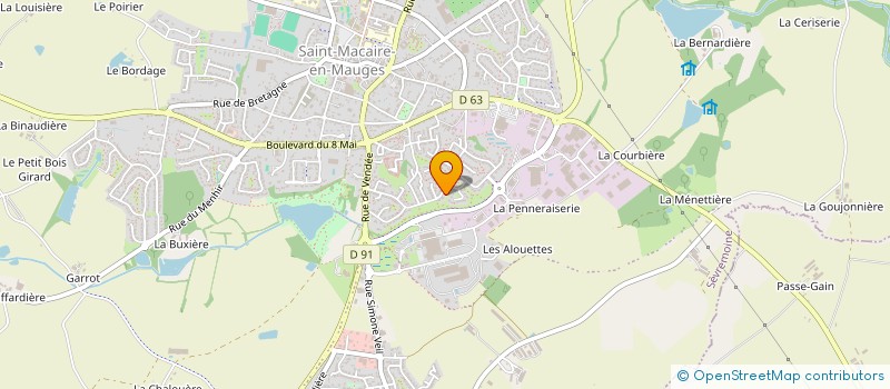 localisation de l'entreprise MONSIEUR CHARLEY LACROIX à SEVREMOINE