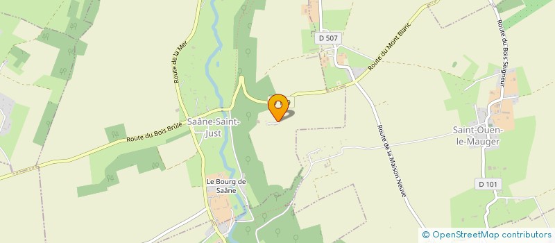 localisation de l'entreprise MONSIEUR CHARLEY LINANT  SAANE-SAINT-JUST