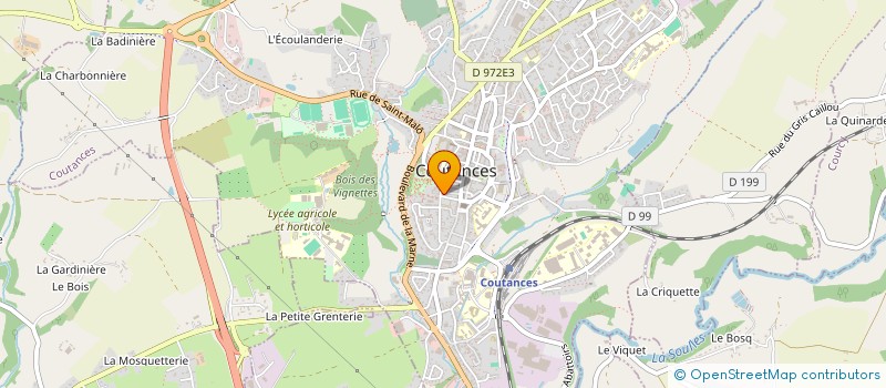 localisation de l'entreprise MONSIEUR CHARLEY TREVILLY  COUTANCES