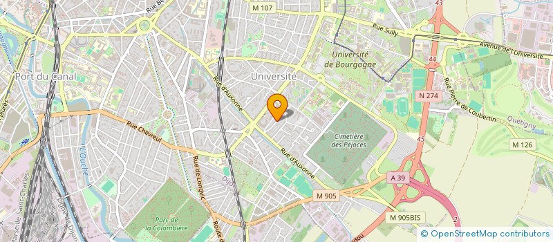 localisation de l'entreprise MONSIEUR CHARLI BARBET à DIJON