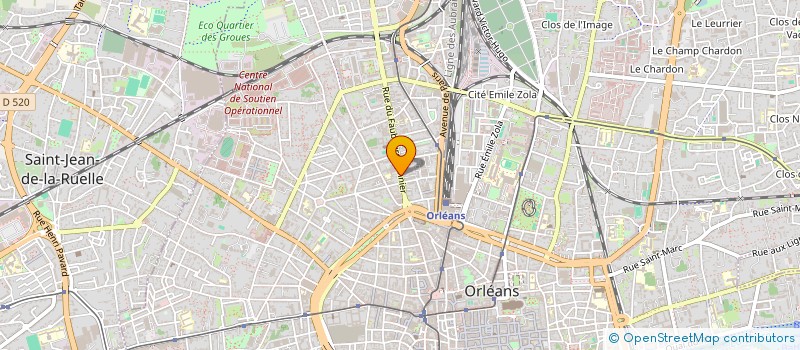 localisation de l'entreprise MONSIEUR CHARLI CORDIER  ORLEANS