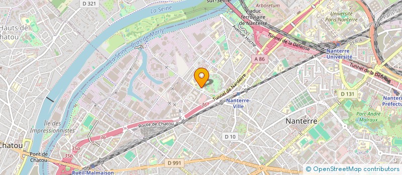 localisation de l'entreprise MONSIEUR CHARLI DOMINGUES HACCART  NANTERRE