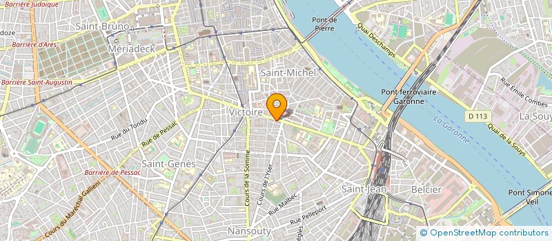 localisation de l'entreprise MONSIEUR CHARLIE AIME  BORDEAUX