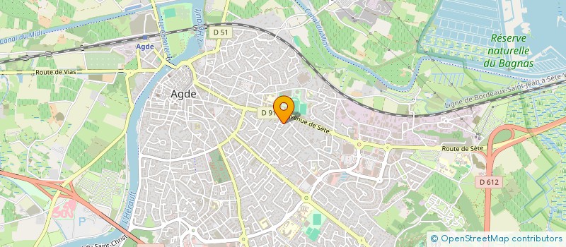 localisation de l'entreprise MONSIEUR CHARLIE ARNAUD à AGDE