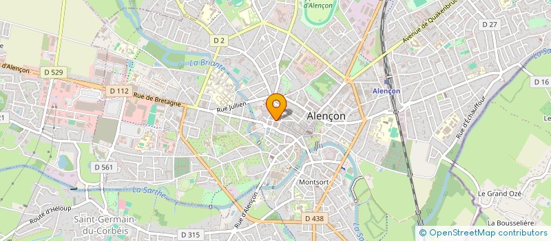 localisation de l'entreprise MONSIEUR CHARLIE AUFFRAY à ALENCON
