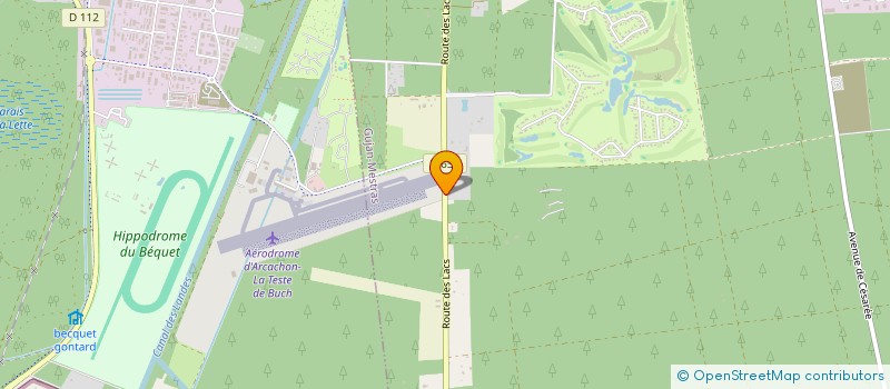 localisation de l'entreprise MONSIEUR CHARLIE AUNOS  GUJAN-MESTRAS