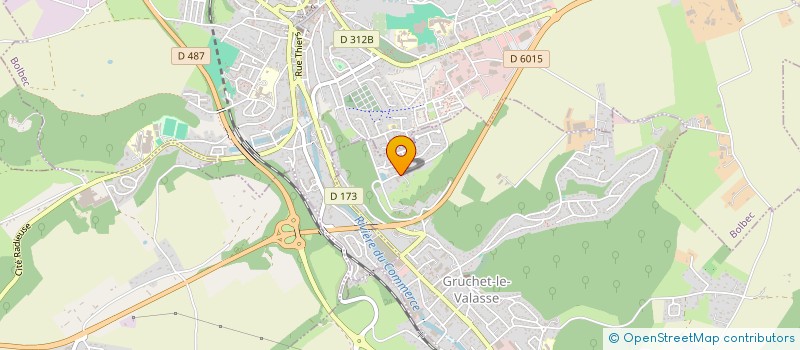 localisation de l'entreprise MONSIEUR CHARLIE BACHELET  GRUCHET-LE-VALASSE