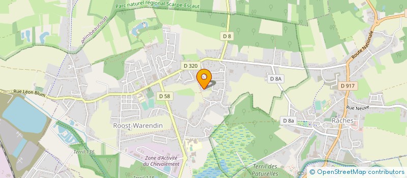 localisation de l'entreprise MONSIEUR CHARLIE BENDES à ROOST-WARENDIN