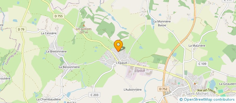 localisation de l'entreprise MONSIEUR CHARLIE BENETEAU  SEVREMONT